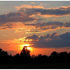 photo "The country of crimson clouds."