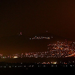 photo "Night. One of ant hills of a planet."