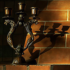 photo "Still-life with a candlestick"