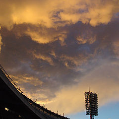 photo "Sunset over stadium"