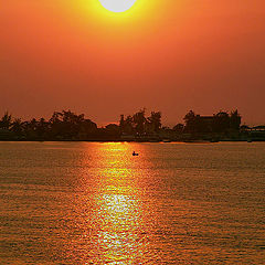 фото "Fishing at sunset"