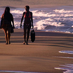 photo "Walking in the beach"