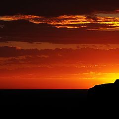 фото "Закат, провинция Грааф Ринет, ЮАР"