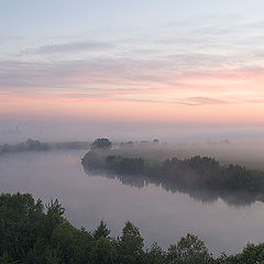 фото "Foggy morning on the river"