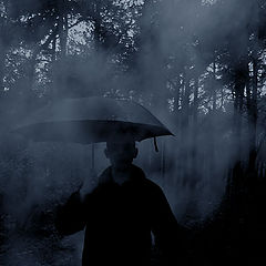 photo "Unknown with umbrella..."