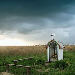 photo "Chapel in cornfield"