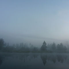 photo "Fog in the lake"
