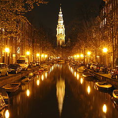 фото "Night symmetry in Amsterdam"