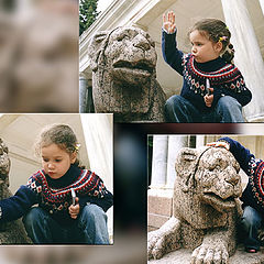 photo "Talk with lion"