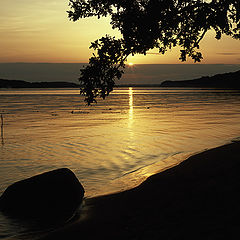 photo "Sunset on the Volga river"