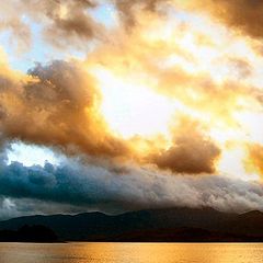 photo "Loch-Linnhe. Melting gold"