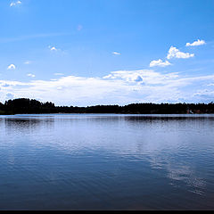 photo "sky,lake & clouds..."