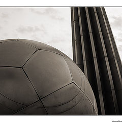 photo "Geometry lesson -1. Sphere and lines."