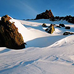 photo "Sunrise on Elbrus mountain"