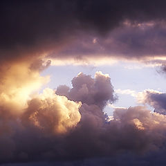 photo "... The sky in clouds is simple..."