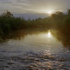 photo "Dawn in the Russian remote places"