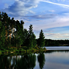 photo "Evening on the lake"