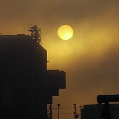 photo "Industry in the fog"