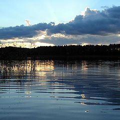 photo "sunset on the lake"