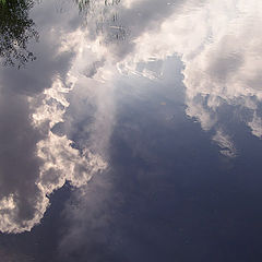 photo "The clouds look at the river"