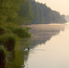 photo "Morning on Moscow-river. On Black, please))"