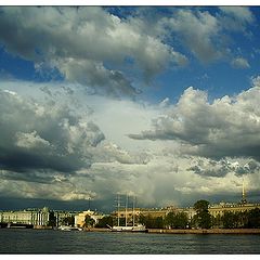 photo "Clouds above city. Saint Petersburg."