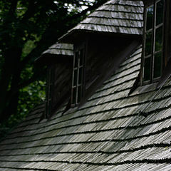 фото "schadows on the roof"