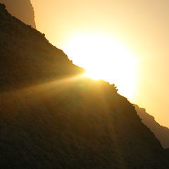 фото "Закат в пустыне"