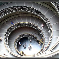 photo "Vatican Museum stairs"