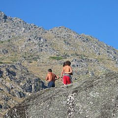 photo "the Men and the rocks"