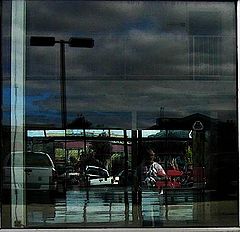 фото "Self Portrait on Car Dealer Row"