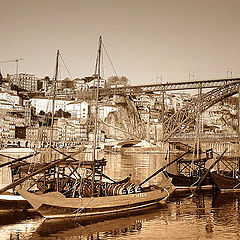 photo "Old postcard from Oporto"