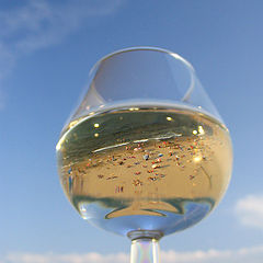 photo "Beach in wineglass"