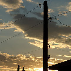 photo "Evening in village Pushkino"