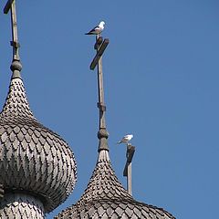 photo "Wooden domes of Kizhi Transfiguration Cathedral"