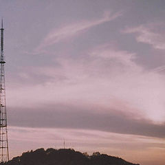 фото "old television tower before sunset"