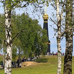 photo "One of monuments on the Borodino floor."