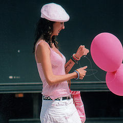 photo "Children's balloon of the girl"