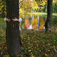 photo "landscape with girl"