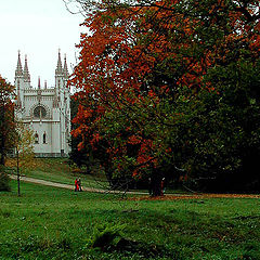 photo "Autumn landscape with a gothic style"