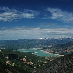 photo "Charvak lake region view, Uzbekistan"