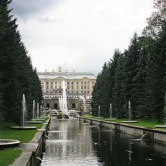 photo "View on a palace in Peterhoff"