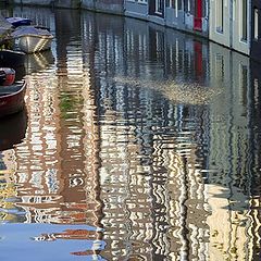 фото "Амстердам. Лодки на канале."