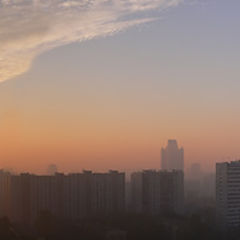 фото "дым над городом"