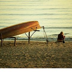 photo "The girl and the wherry"