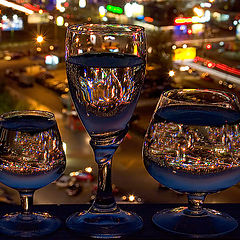 photo "Cocktail " Fires of night city ""