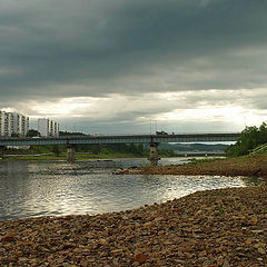 photo "Clouds above the town"