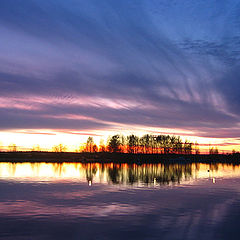 фото "Windy sunset in October"