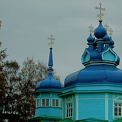 photo "Dark blue temple"