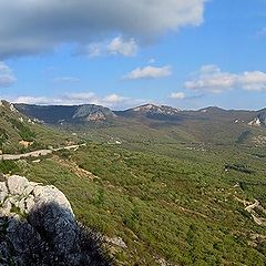 photo "Panorama. Bay Laspi and cape Sarych."